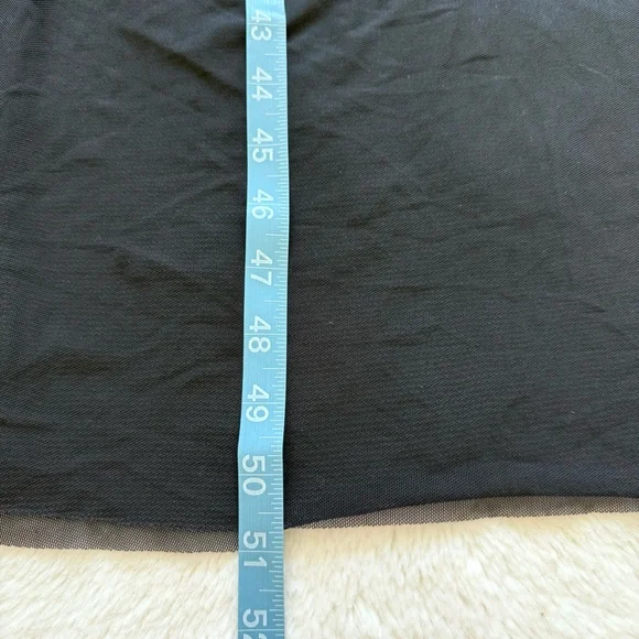 NWT!!! Anthropologie black sheer long dress size M Retail 118$ - Picture 7 of 8